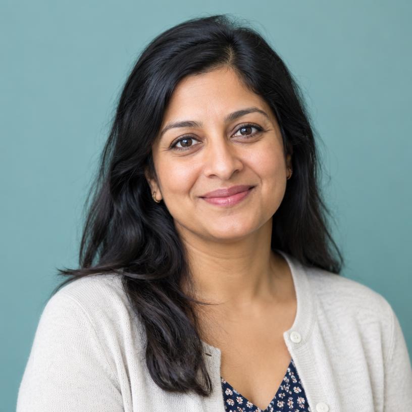 Portrait of Priya, an example reviewer